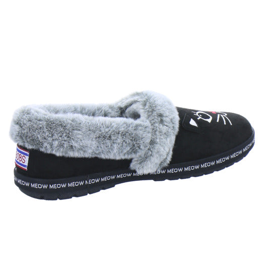 Skechers Hausschuhe Damen Damen Bobs Too Cozy Schwarz-kombi