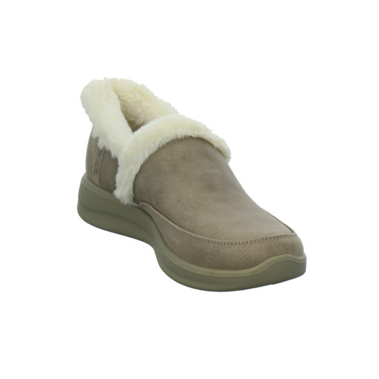 Skechers Hausschuhe Damen Damen Slip Ins cozy escape taupe