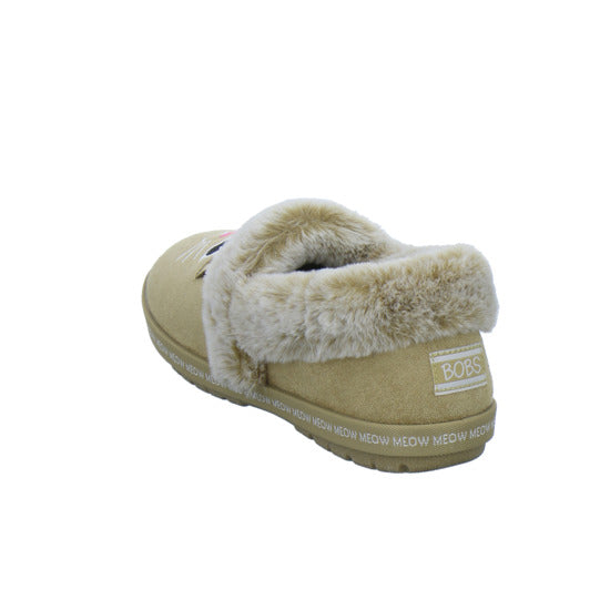 Skechers Hausschuhe Damen Damen Bobs Too Cozy Beige-kombi