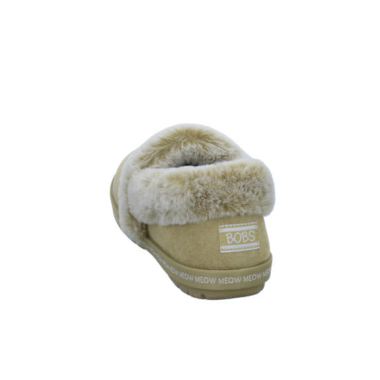 Skechers Hausschuhe Damen Damen Bobs Too Cozy Beige-kombi
