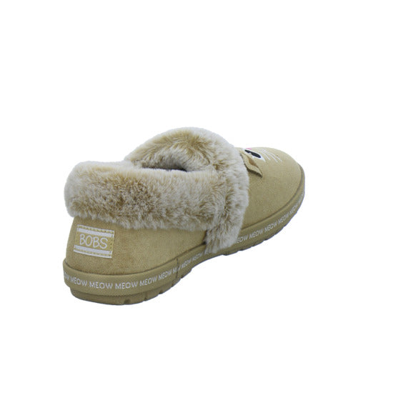 Skechers Hausschuhe Damen Damen Bobs Too Cozy Beige-kombi
