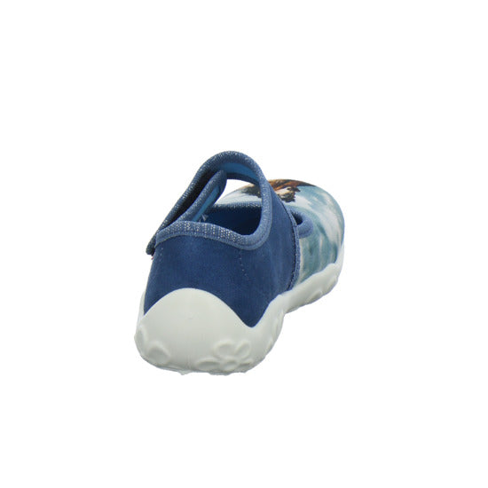 Superfit Bonny Hausschuhe Kinder Blau-kombi - 360° Ansicht