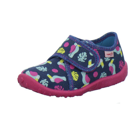 Superfit Spotty Hausschuhe Kinder Blau-kombi - 360° Ansicht