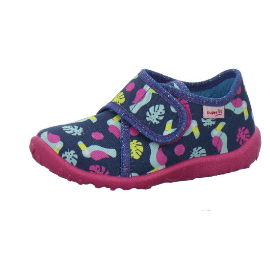 Superfit Spotty Hausschuhe Kinder Blau-kombi - 360° Ansicht
