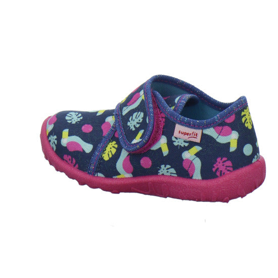 Superfit Spotty Hausschuhe Kinder Blau-kombi - 360° Ansicht