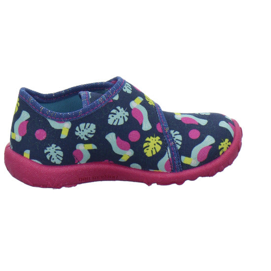 Superfit Spotty Hausschuhe Kinder Blau-kombi - 360° Ansicht