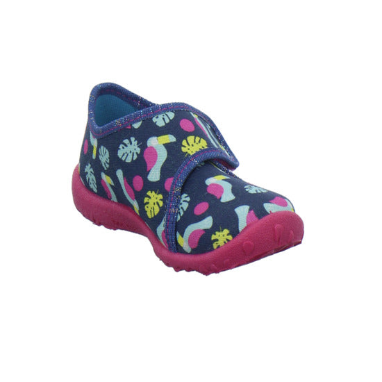 Superfit Spotty Hausschuhe Kinder Blau-kombi - 360° Ansicht