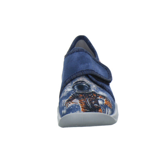 Superfit Bubble Hausschuhe Kinder Blau-kombi - 360° Ansicht