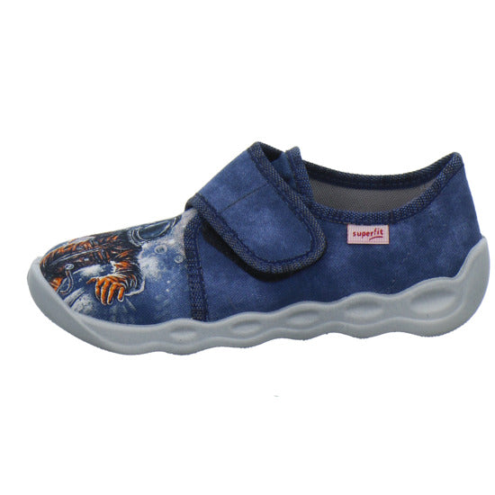 Superfit Bubble Hausschuhe Kinder Blau-kombi - 360° Ansicht