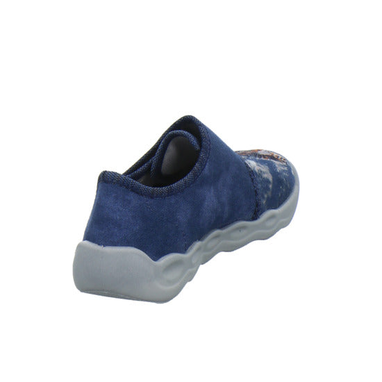 Superfit Bubble Hausschuhe Kinder Blau-kombi - 360° Ansicht