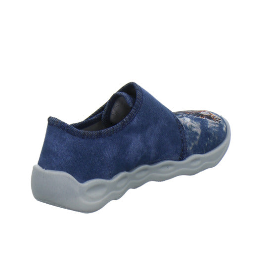 Superfit Bubble Hausschuhe Kinder Blau-kombi - 360° Ansicht
