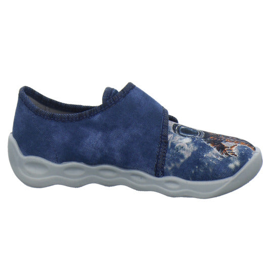 Superfit Bubble Hausschuhe Kinder Blau-kombi - 360° Ansicht