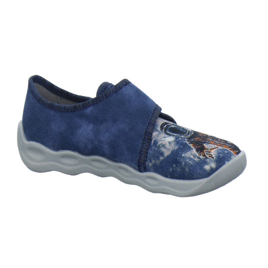 Superfit Bubble Hausschuhe Kinder Blau-kombi - 360° Ansicht