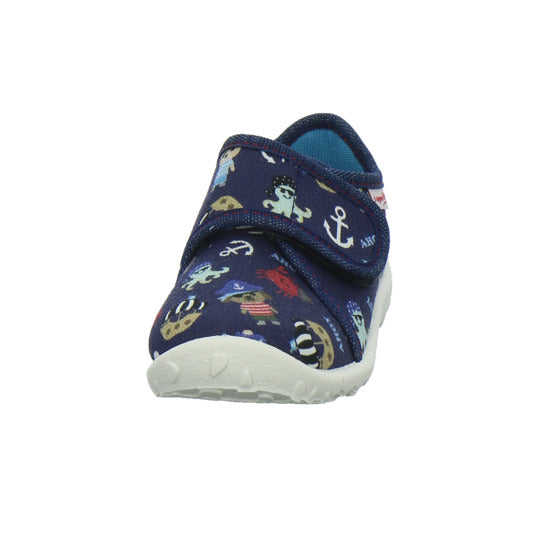 Superfit Hausschuhe Kinder Unisex - Kinder Spotty Blau-kombi