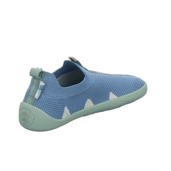 Affenzahn Hausschuhe Kinder Unisex - Kinder Knit Flinky Hellblau