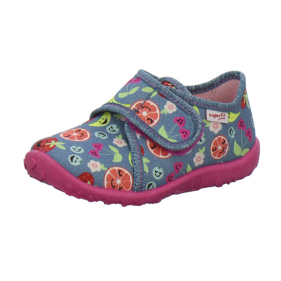 Superfit Hausschuhe Kinder Unisex - Kinder Spotty Denim