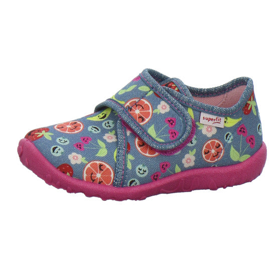 Superfit Hausschuhe Kinder Unisex - Kinder Spotty Denim