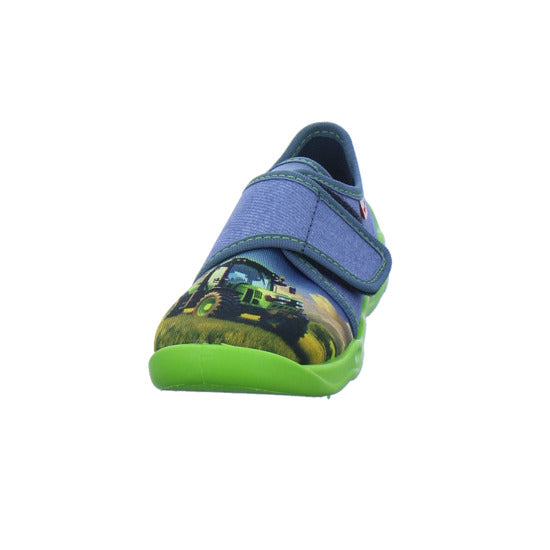 Superfit Hausschuhe Kinder Unisex - Kinder Bubble Blau-kombi