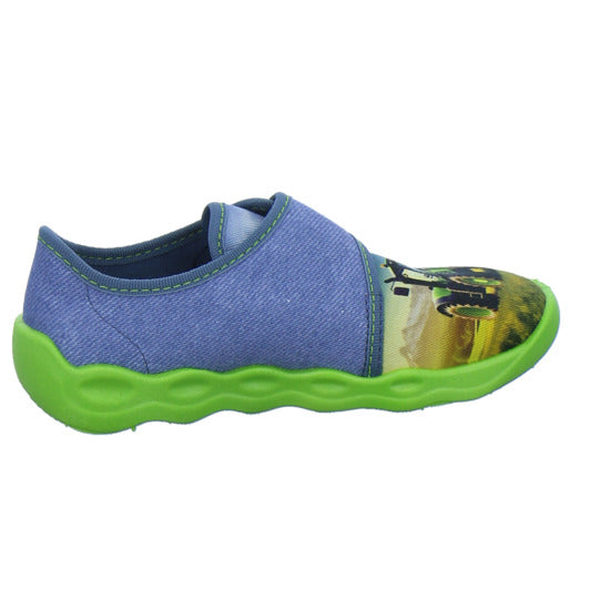 Superfit Hausschuhe Kinder Unisex - Kinder Bubble Blau-kombi