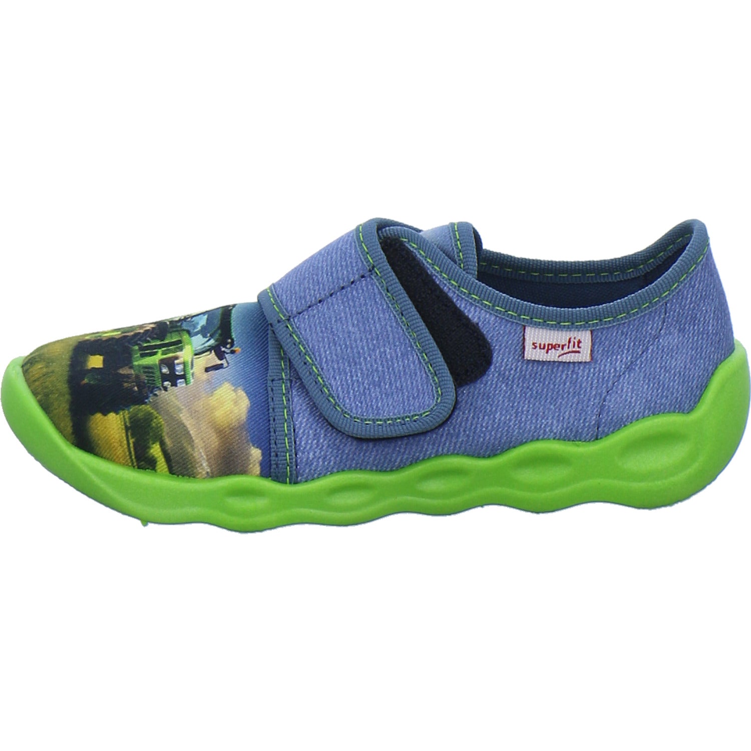 Superfit Hausschuhe Kinder Unisex - Kinder Bubble Blau-kombi