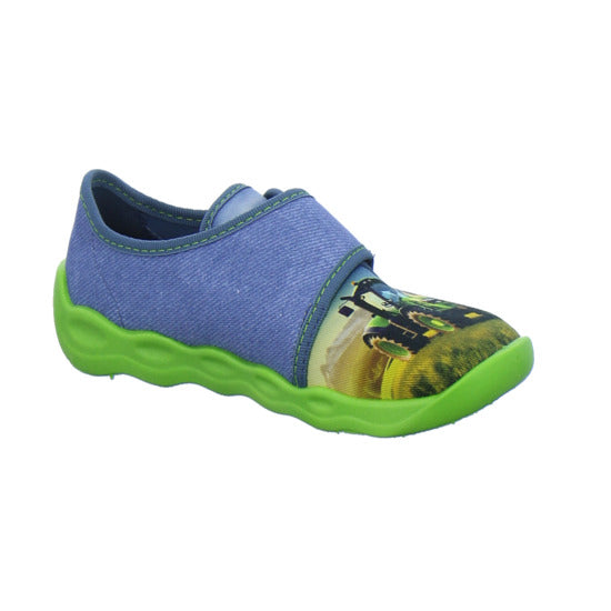 Superfit Hausschuhe Kinder Unisex - Kinder Bubble Blau-kombi