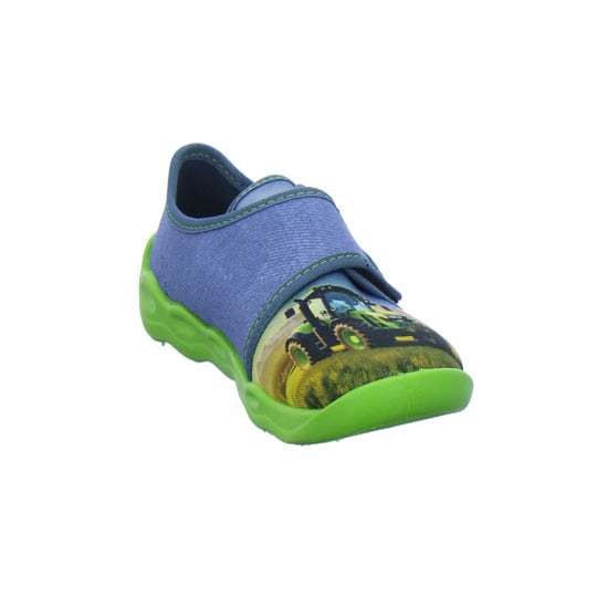 Superfit Hausschuhe Kinder Unisex - Kinder Bubble Blau-kombi