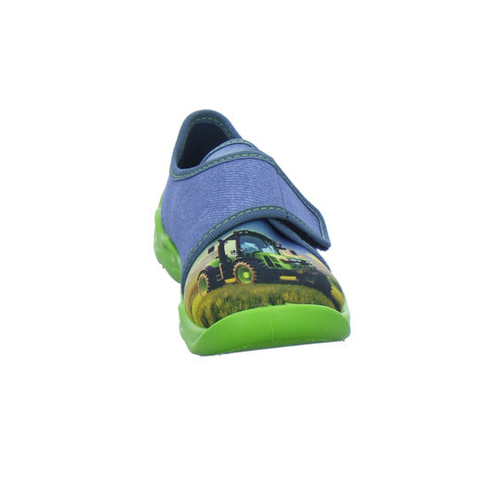 Superfit Hausschuhe Kinder Unisex - Kinder Bubble Blau-kombi
