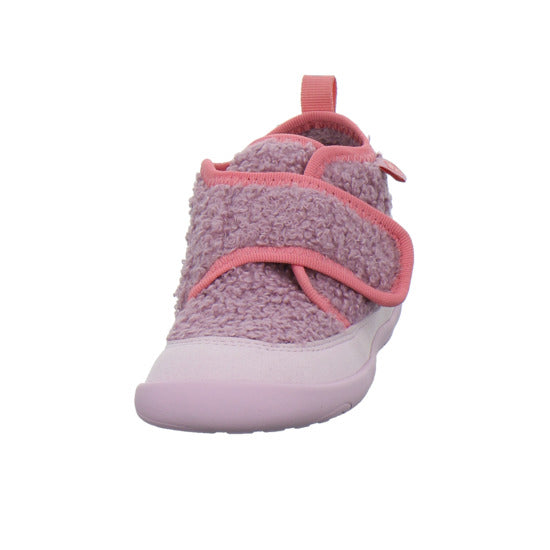 Affenzahn Vegan Fleecy Hausschuhe Kinder Rosa