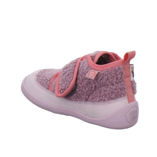 Affenzahn Vegan Fleecy Hausschuhe Kinder Rosa
