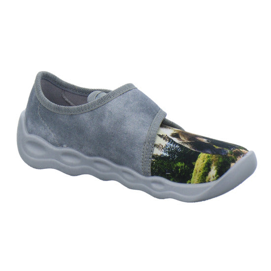 Superfit Bubble Hausschuhe Kinder Grau-kombi - 360° Ansicht