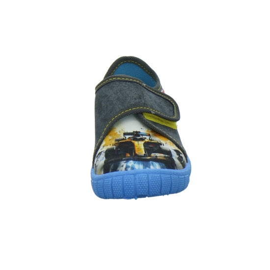 Superfit Hausschuhe Kinder Unisex - Kinder Bill Grau-kombi