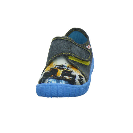 Superfit Hausschuhe Kinder Unisex - Kinder Bill Grau-kombi