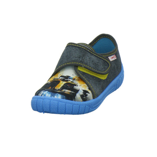 Superfit Hausschuhe Kinder Unisex - Kinder Bill Grau-kombi