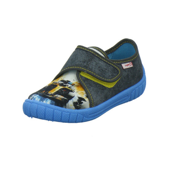 Superfit Hausschuhe Kinder Unisex - Kinder Bill Grau-kombi