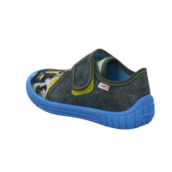 Superfit Hausschuhe Kinder Unisex - Kinder Bill Grau-kombi