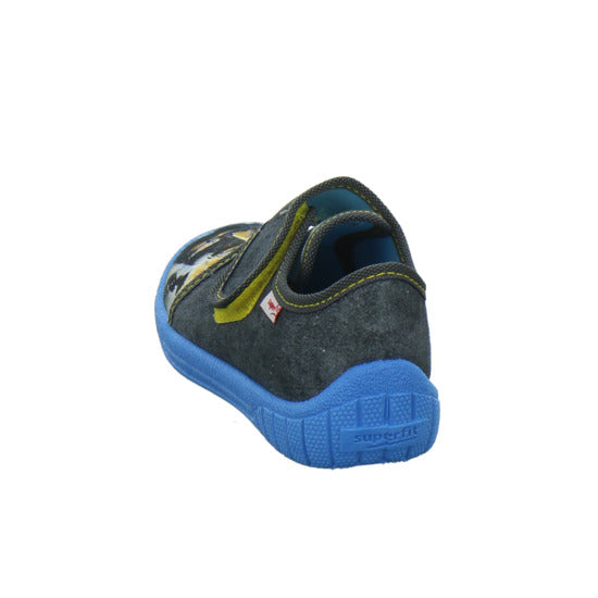 Superfit Hausschuhe Kinder Unisex - Kinder Bill Grau-kombi