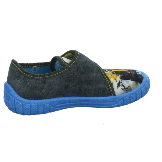 Superfit Hausschuhe Kinder Unisex - Kinder Bill Grau-kombi