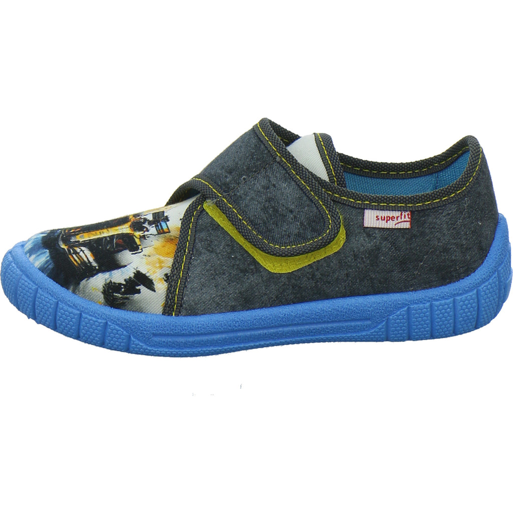 Superfit Hausschuhe Kinder Unisex - Kinder Bill Grau-kombi