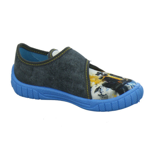 Superfit Hausschuhe Kinder Unisex - Kinder Bill Grau-kombi