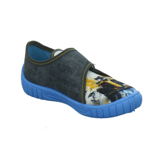 Superfit Hausschuhe Kinder Unisex - Kinder Bill Grau-kombi
