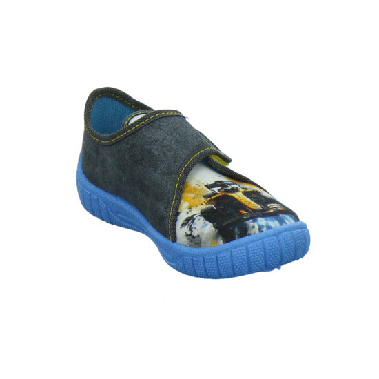 Superfit Hausschuhe Kinder Unisex - Kinder Bill Grau-kombi