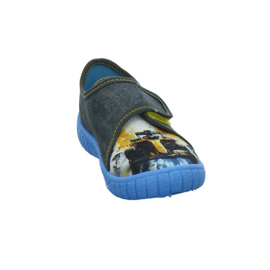 Superfit Hausschuhe Kinder Unisex - Kinder Bill Grau-kombi