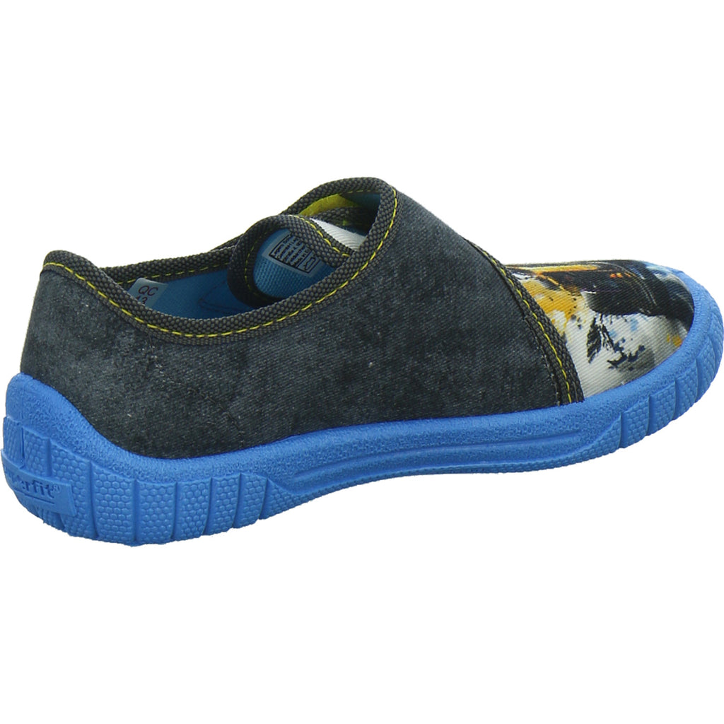 Superfit Hausschuhe Kinder Unisex - Kinder Bill Grau-kombi