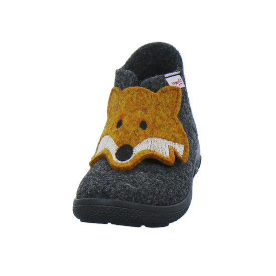 Superfit Hausschuhe Kinder Unisex - Kinder Happy Octi Grau-kombi