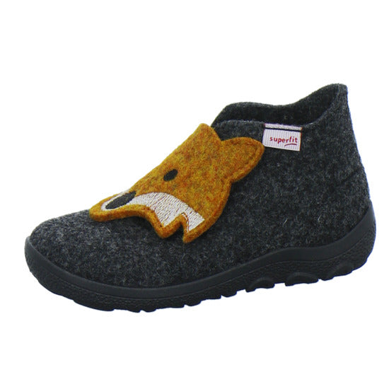 Superfit Hausschuhe Kinder Unisex - Kinder Happy Octi Grau-kombi