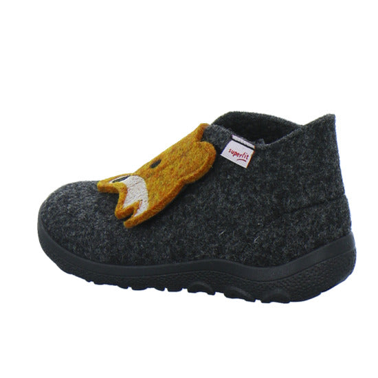 Superfit Hausschuhe Kinder Unisex - Kinder Happy Octi Grau-kombi