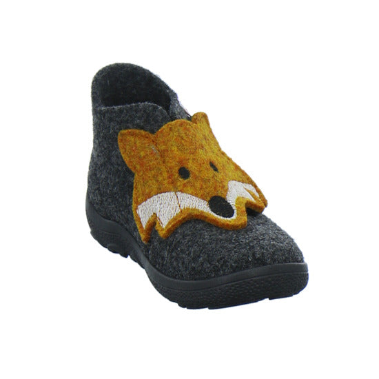 Superfit Hausschuhe Kinder Unisex - Kinder Happy Octi Grau-kombi