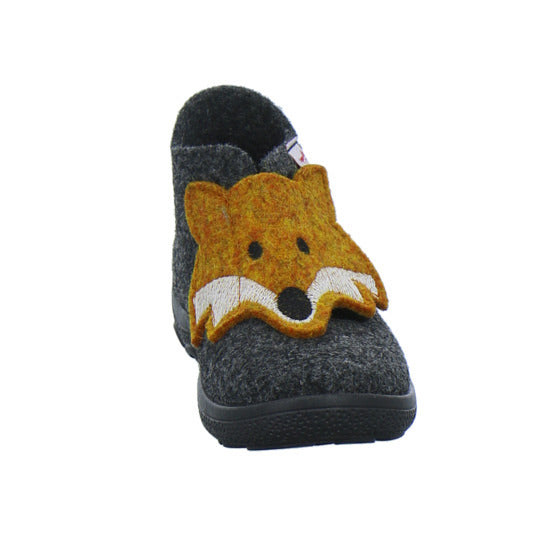 Superfit Hausschuhe Kinder Unisex - Kinder Happy Octi Grau-kombi