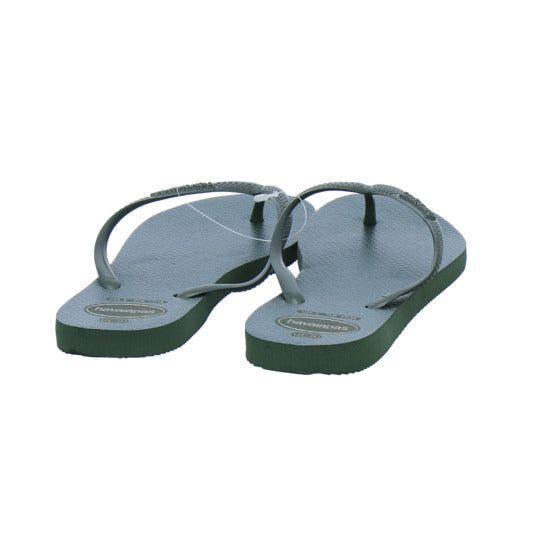 Havaianas Damen Damen Slim Gloss oliv