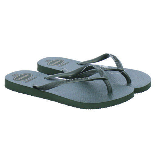 Havaianas Damen Damen Slim Gloss oliv